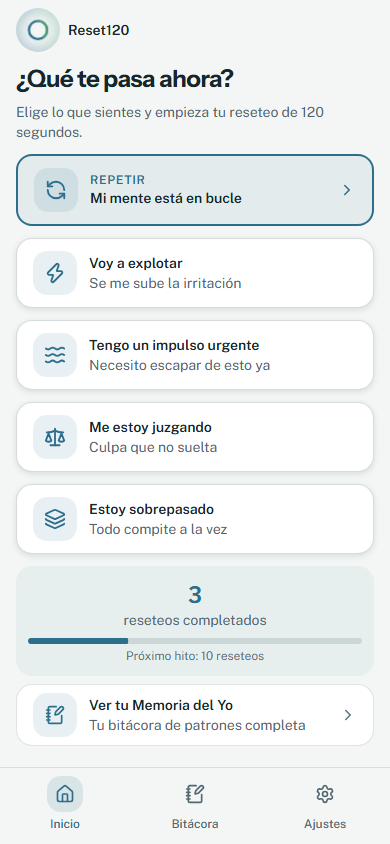 Elige qué te pasa, sin pensarlo